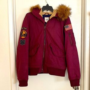 Gap Winter Coat Fur lined hood